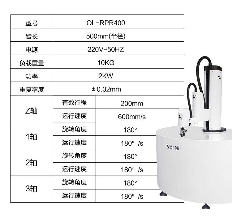 SCARA 機器人參數(shù) SCARA 機器人參數(shù)